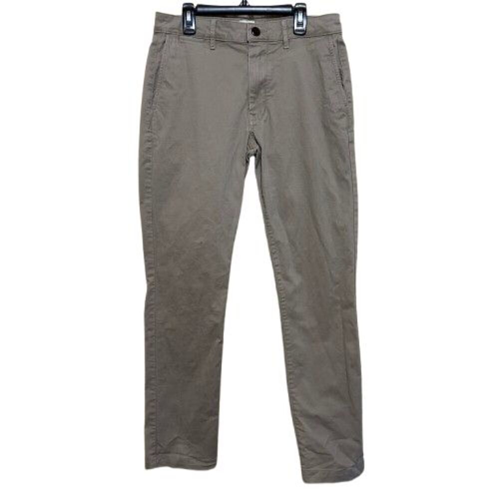 Flint and Tinder Chino Pants Mens 29x30 Tan Brown Straight Fit Cotton Stretch